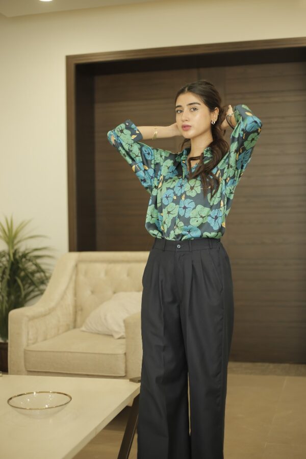 Blue Floral Tops - Image 4